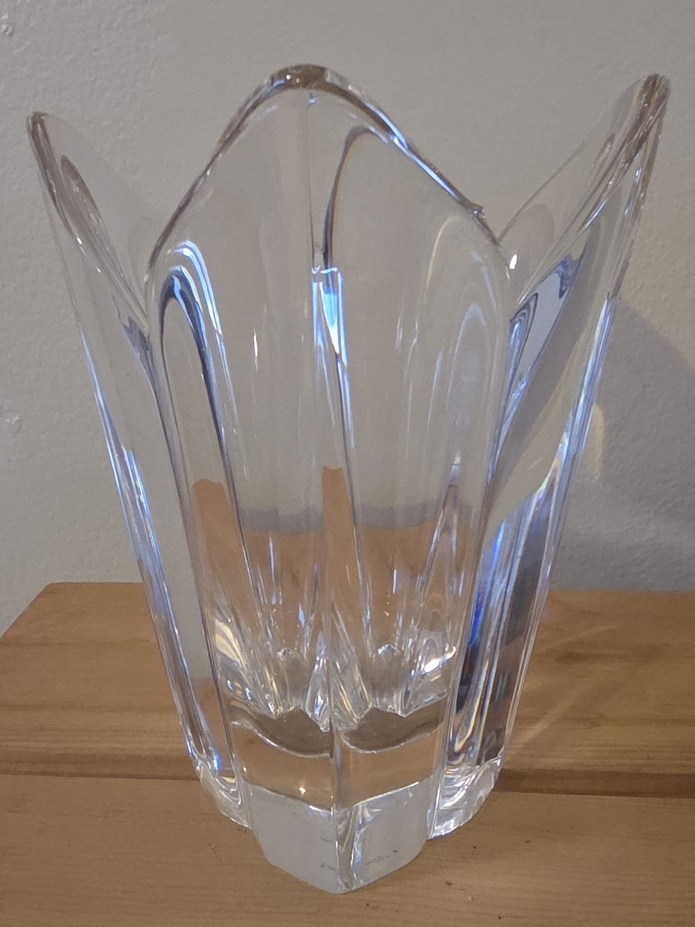 Clear Glass Tulip Vase - Home Accents Orrefors Sweden